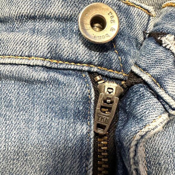 RAG & BONE Women's jeans, size 28, Dre Low-Rise Slim Boyfriend, light blue - Picture 8 of 15